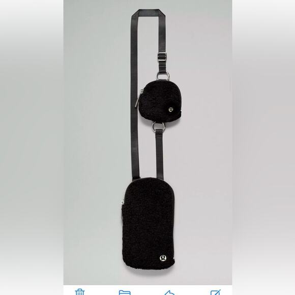 LULULEMON MODULAR PHONE CROSSBODY BAG FLEECE NWT - Picture 3 of 3